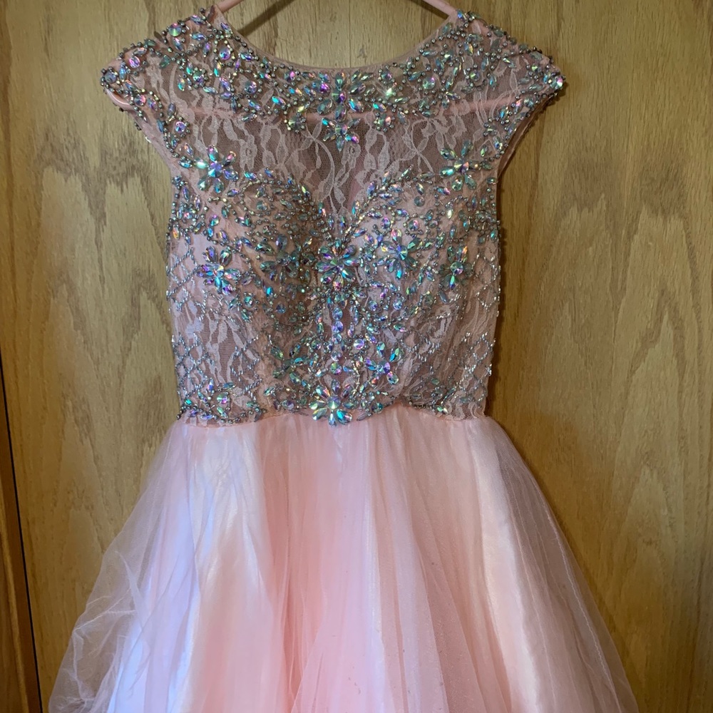 Pink formal dress